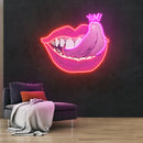 Taste of Your Lips Led Neon Acrylic Artwork - Custom Neon Signs | LED Neon Signs | Zanvis Neon®