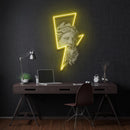 The Zeus and Thunderbolt Led Neon Acrylic Artwork Zanvis Neon