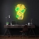 The Beach Led Neon Acrylic Artwork - Custom Neon Signs | LED Neon Signs | Zanvis Neon®