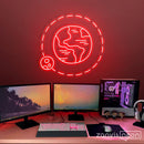 The Earth And The Moon Neon Sign - Custom Neon Signs | LED Neon Signs | Zanvis Neon®