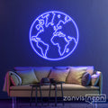 The Earth Neon Sign - Custom Neon Signs | LED Neon Signs | Zanvis Neon®