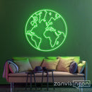 The Earth Neon Sign - Custom Neon Signs | LED Neon Signs | Zanvis Neon®