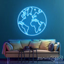The Earth Neon Sign - Custom Neon Signs | LED Neon Signs | Zanvis Neon®