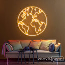 The Earth Neon Sign - Custom Neon Signs | LED Neon Signs | Zanvis Neon®