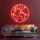 The Earth Neon Sign - Custom Neon Signs | LED Neon Signs | Zanvis Neon®