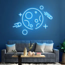 The Moon Neon Sign - Custom Neon Signs | LED Neon Signs | Zanvis Neon®