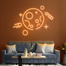 The Moon Neon Sign - Custom Neon Signs | LED Neon Signs | Zanvis Neon®