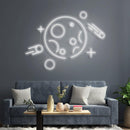 The Moon Neon Sign - Custom Neon Signs | LED Neon Signs | Zanvis Neon®