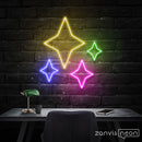The Stars Neon Sign - Custom Neon Signs | LED Neon Signs | Zanvis Neon®