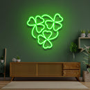 Three-leaf Clover Saint Patrick Day LED Neon Signs - Custom Neon Signs | LED Neon Signs | Zanvis Neon®