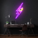 Thunder Girl Led Neon Acrylic Artwork - Custom Neon Signs | LED Neon Signs | Zanvis Neon®