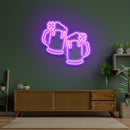 Two Beers Saint Patrick Day LED Neon Signs - Custom Neon Signs | LED Neon Signs | Zanvis Neon®