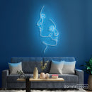 Two Face Neon Sign - Custom Neon Signs | LED Neon Signs | Zanvis Neon®