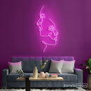 Two Face Neon Sign - Custom Neon Signs | LED Neon Signs | Zanvis Neon®