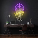Victory Angel Led Neon Acrylic Artwork Zanvis Neon