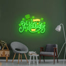 Wavy Happy Saint Patrick Day LED Neon Signs - Custom Neon Signs | LED Neon Signs | Zanvis Neon®