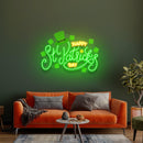 Wavy Happy Saint Patrick Day LED Neon Signs - Custom Neon Signs | LED Neon Signs | Zanvis Neon®