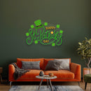 Wavy Happy Saint Patrick Day LED Neon Signs - Custom Neon Signs | LED Neon Signs | Zanvis Neon®