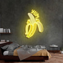 Yum Banana Led Neon Acrylic Artwork - Custom Neon Signs | LED Neon Signs | Zanvis Neon®
