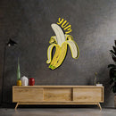 Yum Banana Led Neon Acrylic Artwork - Custom Neon Signs | LED Neon Signs | Zanvis Neon®
