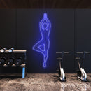 Yoga Tree Pose Neon Sign - Custom Neon Signs | LED Neon Signs | Zanvis Neon®