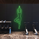 Yoga Tree Pose Neon Sign - Custom Neon Signs | LED Neon Signs | Zanvis Neon®