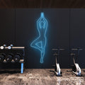 Yoga Tree Pose Neon Sign - Custom Neon Signs | LED Neon Signs | Zanvis Neon®