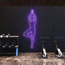 Yoga Tree Pose Neon Sign - Custom Neon Signs | LED Neon Signs | Zanvis Neon®