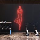 Yoga Tree Pose Neon Sign - Custom Neon Signs | LED Neon Signs | Zanvis Neon®