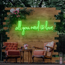 All You Need is Love Neon Sign - Custom Neon Signs | LED Neon Signs | Zanvis Neon®