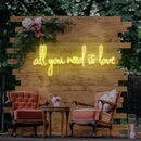 All You Need is Love Neon Sign - Custom Neon Signs | LED Neon Signs | Zanvis Neon®