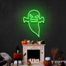 Angry Ghost Led Neon Sign - Halloween Light Decor