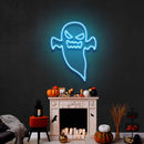 Angry Ghost Led Neon Sign - Halloween Light Decor