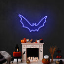 Bat Silhouette Led Neon Sign - Halloween Light Decor