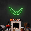 Bat Silhouette Led Neon Sign - Halloween Light Decor