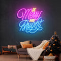 Be Merry And Christmas Neon Sign - Custom Neon Signs | LED Neon Signs | Zanvis Neon®