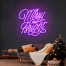 Be Merry And Christmas Neon Sign - Custom Neon Signs | LED Neon Signs | Zanvis Neon®