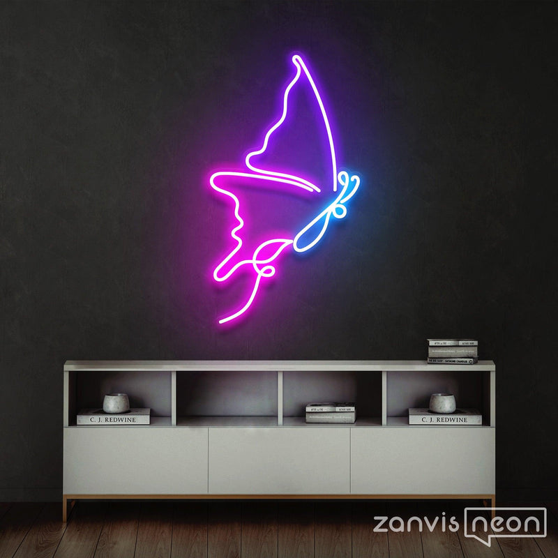 The Butterfly Neon Sign - Custom Neon Signs | LED Neon Signs | Zanvis Neon®