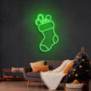 Candy With Christmas Sock Neon Sign - Custom Neon Signs | LED Neon Signs | Zanvis Neon®