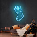 Candy With Christmas Sock Neon Sign - Custom Neon Signs | LED Neon Signs | Zanvis Neon®
