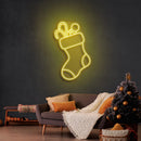 Candy With Christmas Sock Neon Sign - Custom Neon Signs | LED Neon Signs | Zanvis Neon®