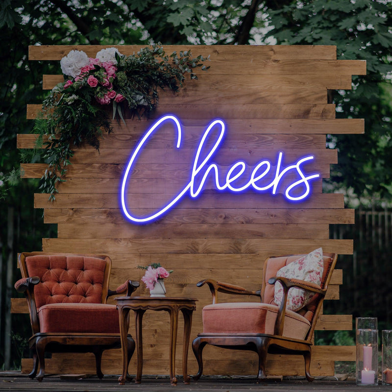 Cheers Wedding Neon Sign - Custom Neon Signs | LED Neon Signs | Zanvis Neon®