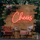 Cheers Wedding Neon Sign - Custom Neon Signs | LED Neon Signs | Zanvis Neon®