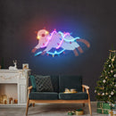 Chill Cat Christmas Neon Sign - Custom Neon Signs | LED Neon Signs | Zanvis Neon®