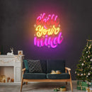 Chill Your Mind Christmas Neon Sign - Custom Neon Signs | LED Neon Signs | Zanvis Neon®