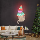 Christmas Costumed Cat Neon Sign - Custom Neon Signs | LED Neon Signs | Zanvis Neon®