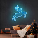 Christmas Deer Neon Sign - Custom Neon Signs | LED Neon Signs | Zanvis Neon®