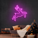 Christmas Deer Neon Sign - Custom Neon Signs | LED Neon Signs | Zanvis Neon®