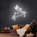 Christmas Deer Neon Sign - Custom Neon Signs | LED Neon Signs | Zanvis Neon®