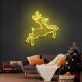 Christmas Deer Neon Sign - Custom Neon Signs | LED Neon Signs | Zanvis Neon®